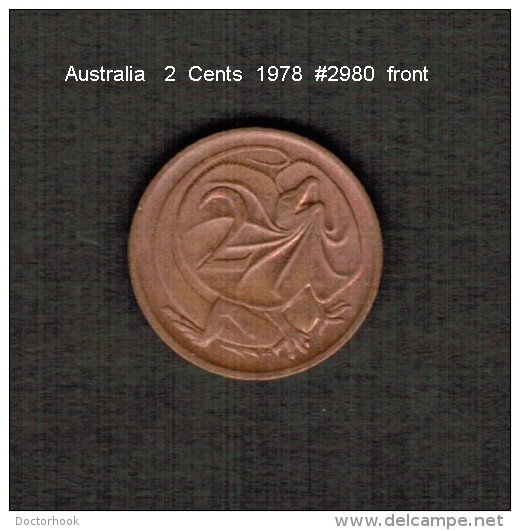 AUSTRALIA    2  CENTS  1978  (KM # 63) - 2 Cents