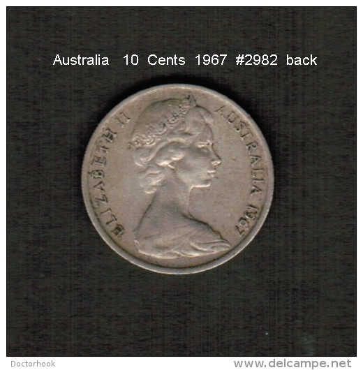 AUSTRALIA    10  CENTS  1967  (KM # 65) - 10 Cents