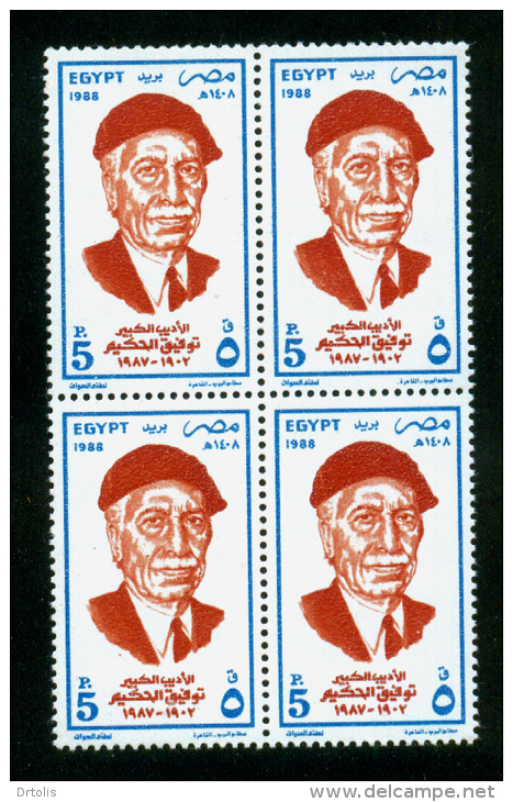 EGYPT / 1988 / TAWFEK EL HAKEM ( 1902-1987 ) : PLAYWRIGHT ; NOVELIST & DRAMATIST / MNH / VF - Neufs