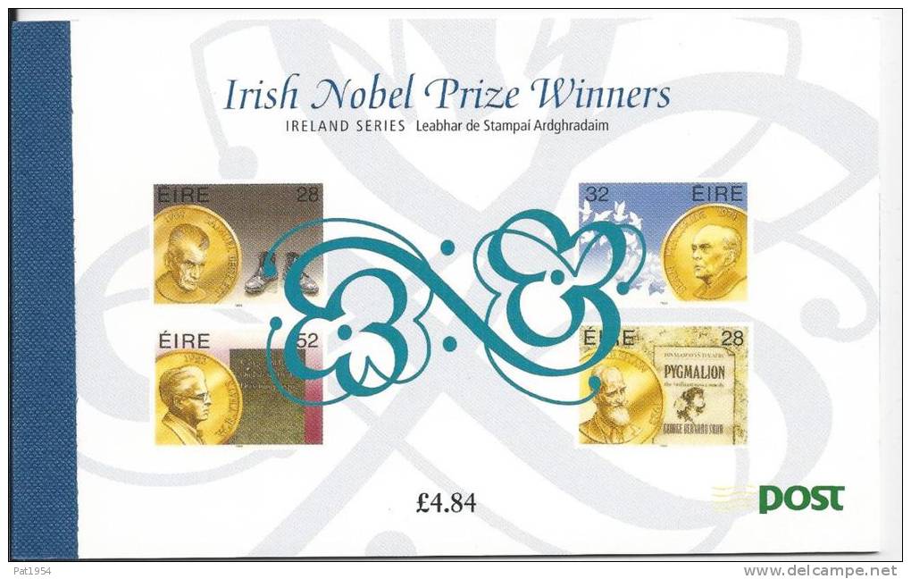 Irlande 1994 Carnet N°877a Neuf ** Prix Nobel - Carnets