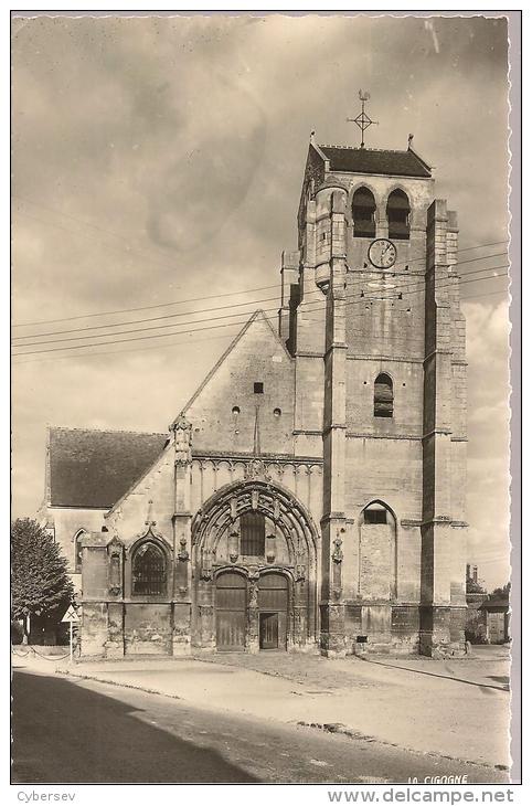 VERBERIE - L'Eglise - CPSM PF Timbrée De 1956 - Verberie