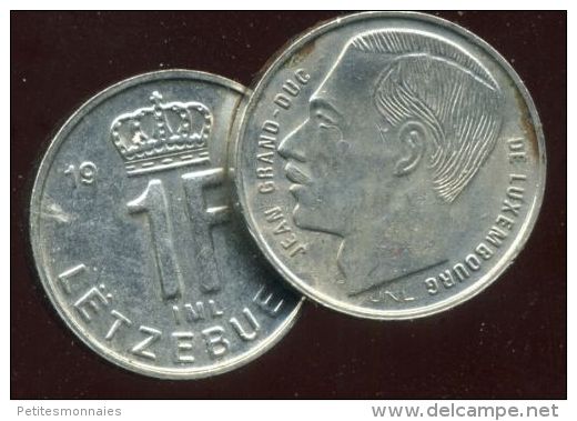 LUXEMBOURG  1 Franc  1989 - Luxemburgo