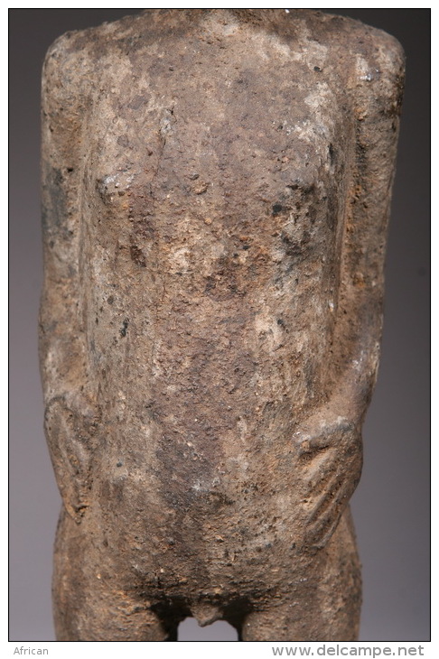 Art Africain Statuette D´autel Baoulé - African Art