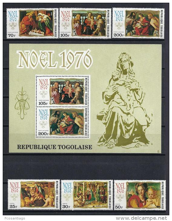 PINTURA/RELIGIÓN - TOGO 1976 - Yvert #880/82+AV297/99+H98 - MNH ** - Religión