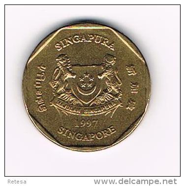 00  SINGAPORE  1 DOLLAR   1997 - Singapour