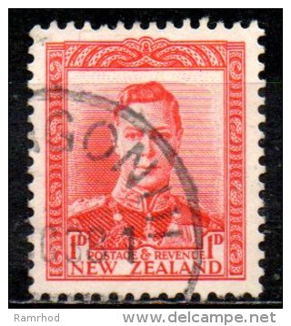 NEW ZEALAND 1938 King George VI - 1d. - Red   FU - Oblitérés