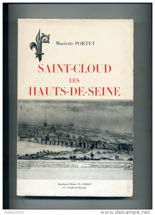 SAINT CLOUD LES HAUTS DE SEINE PAR MARIETTE PORTET 1966 - Ile-de-France