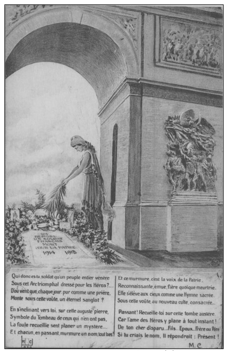 ARC DE TRIOMPHE     /  LOT 786 - Monumentos A Los Caídos