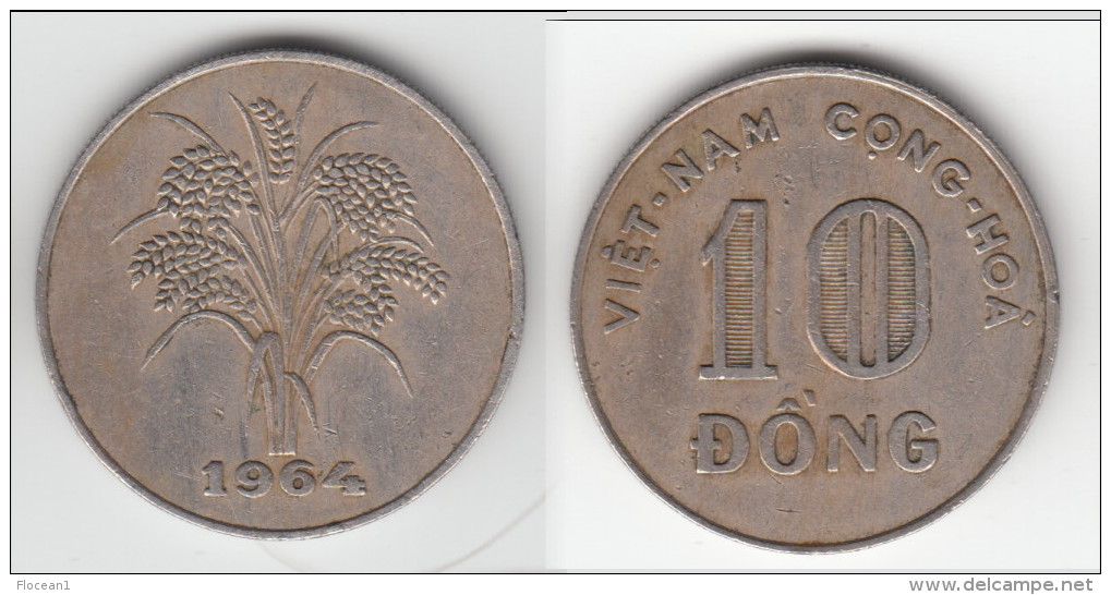 **** VIETNAM - VIET-NAM - 10 DONG 1964 **** EN ACHAT IMMEDIAT !!! - Viêt-Nam