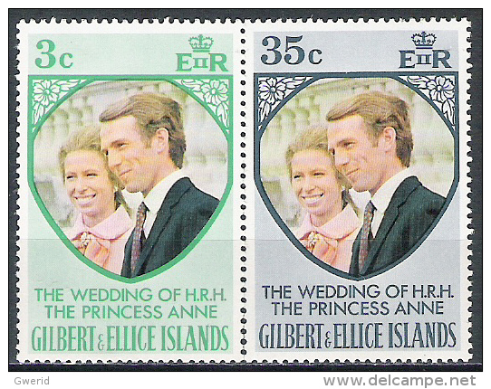 Gilbert & Ellice  N° YVERT 211/12 NEUF ** - Gilbert & Ellice Islands (...-1979)