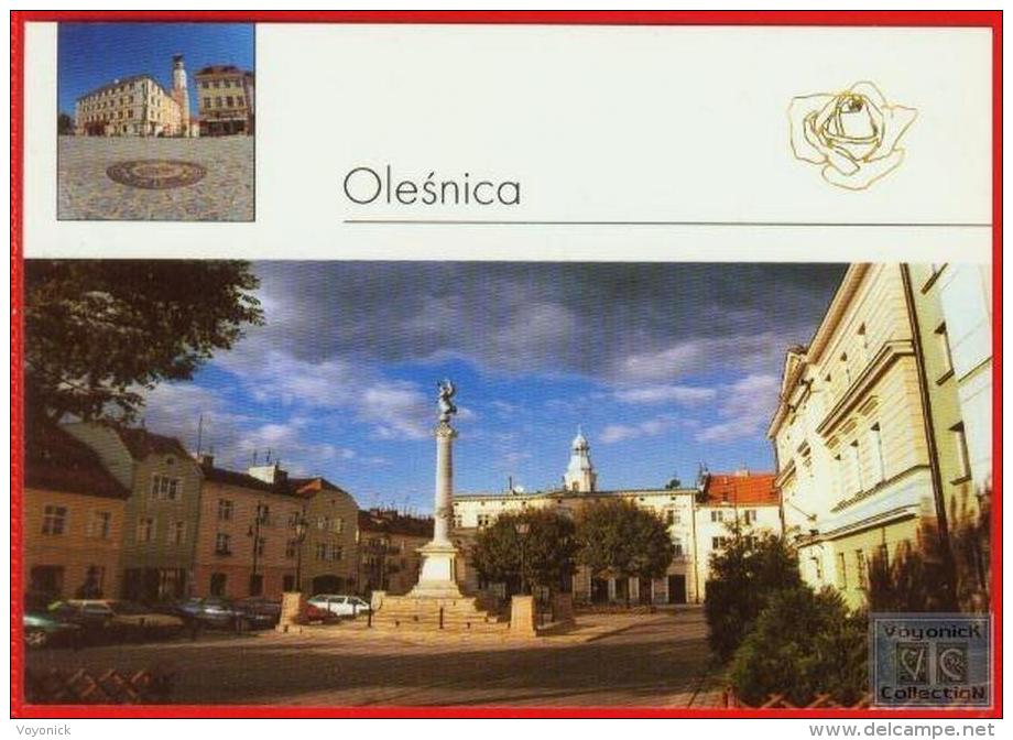 Voyo POLAND OLESNICA (Oels) Monument And City Hall  2003 Unused - Pologne