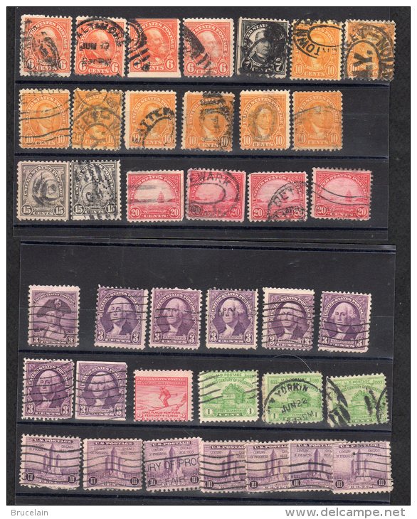 ETATS-UNIS -  LOT De  Timbres  - Oblitérés Pour La Plupart - Used Stamps