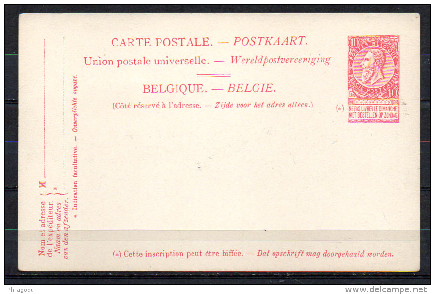 Carte Postale Léopold II Neuve, Paquebot Princesse Joséphine, - Liner Cards