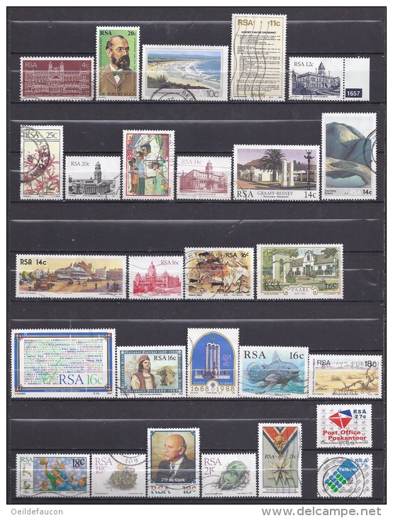 AFRIQUE  DU  SUD - Lot De 57 Timbres - Mezclas (max 999 Sellos)