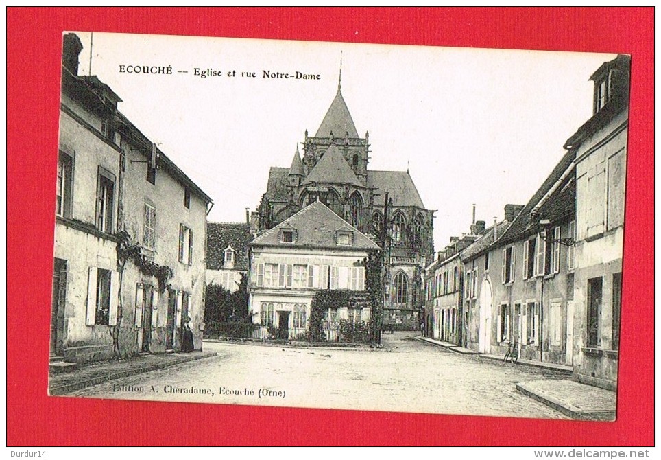 Orne - ECOUCHE - Église Et Rue Notre-Dame - Ecouche