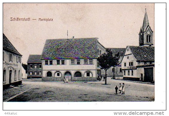 SCHIFFERSTAD  Marktplatz  (Scan Recto Et Verso) - Schifferstadt