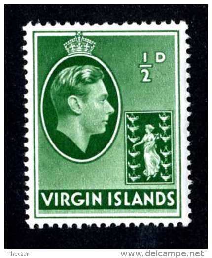 6053x)  Virgin 1938  ~ Scott # 76  Mnh**~ ( Cat. $1.50 )~ Offers Welcome! - British Virgin Islands