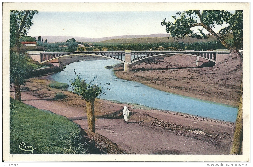 Algérie  - ORLEANSVILLE - Le  Nouveau   Pont Sur Le CHELIF - Chlef (Orléansville)