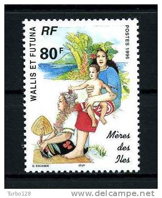 WALLIS FUTUNA 1996 N° 485 ** Neuf = MNH Superbe Cote 2.40 € Mères Des îles Femmes Women - Unused Stamps