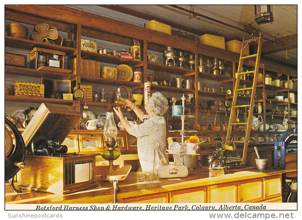 Canada Botsford Harness Shop &amp; Hardware Heritage Park Calgary Alberta - Calgary