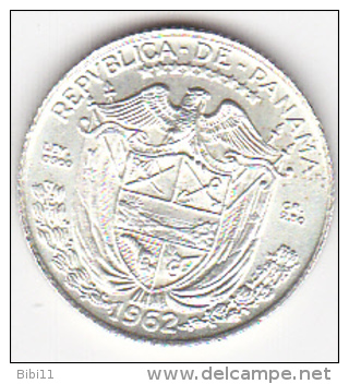 PANAMA . 1/10 BALBOA 1962 . ARGENT .SUP/XF - Panamá