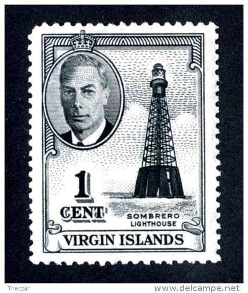 6103x)  Virgin 1952  ~ SG # 136  Mnh**~ Offers Welcome! - British Virgin Islands