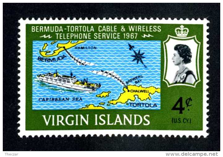 6106x)  Virgin 1967  ~ SG # 217  Mnh**~ Offers Welcome! - British Virgin Islands