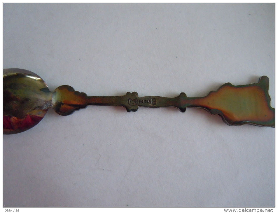 KANTWERKSTER BRUGGE Dentelle  Vintage Souvenir Lepel Petite Cuilllère Little Spoon  (ref 28) - Lepels