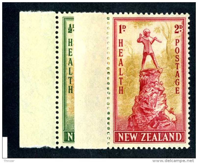 6123x)  New Zealand 1945  ~ SG # 665-66  Mint*~ Offers Welcome! - Oblitérés