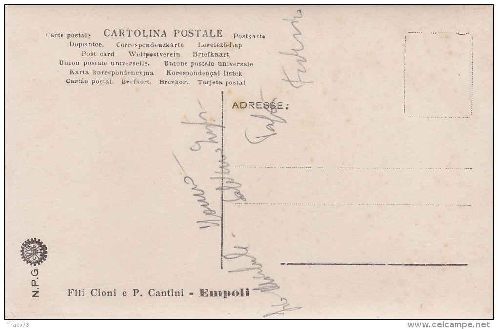 EMPOLI  /  Stazione Ferroviaria - Viaggiatori _ Edizione Flli Cioni E P. Cantini - Empoli