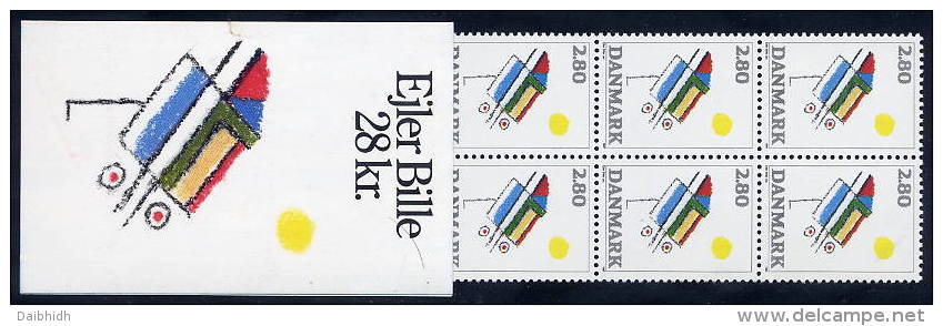 DENMARK 1987 Contemporary Art 2.80 Kr Complete Booklet MNH / **.  Michel 901MH - Markenheftchen