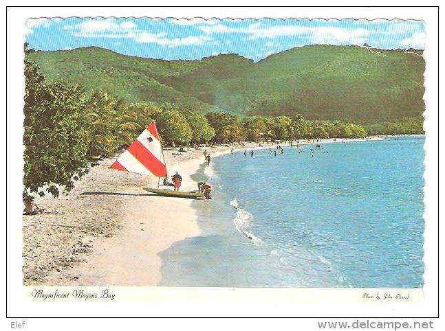 ST THOMAS, Virgin Islands :Magnificent Magens Bay; Voilier ; 1976, TB - Virgin Islands, US