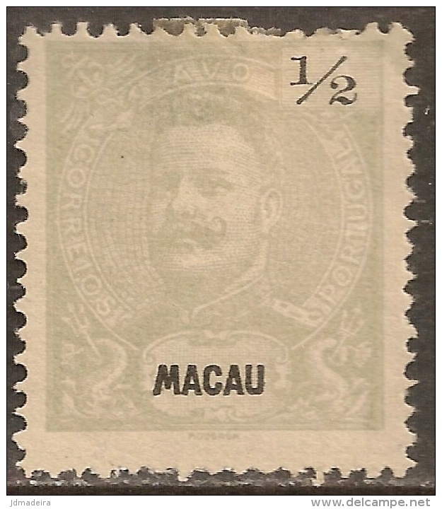 Macao - 1911 KIng Carlos Surcharged - Unused Stamps