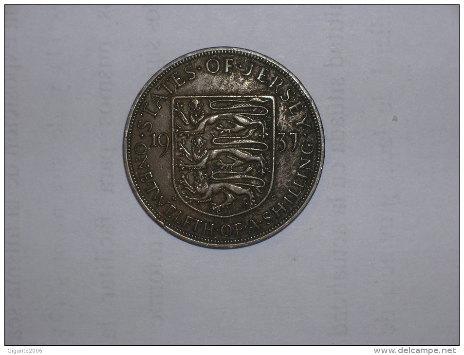 Jersey 1/12 Shilling 1937 (5114) - Jersey