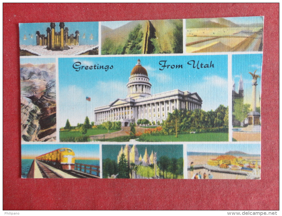 Utah--Greetings From Utah--not Mailed--PJ 289 - Altri & Non Classificati