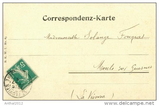 Litho Wien Prater Spitz 17.7.1913 Französchische Marke Von St. Flovier - Prater