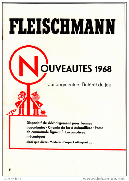 Catalogue FLEISCHMANN HO - 1968 Trains, Accessoires.. - French