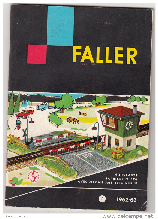 Catalogue Faller 1962 / 63 Complement Accessoires Ferroviaire Miniature. Francais - Französisch