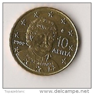 GRECE - 10 EUROCENT 2002 / NEUVE - Griekenland