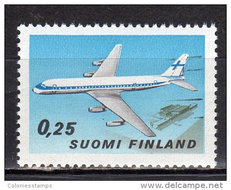 (SA0448) FINLAND, 1969 (50th Anniversary Of The Commercial Aviation In Finland). Mi # 665. MNH** Stamp - Neufs