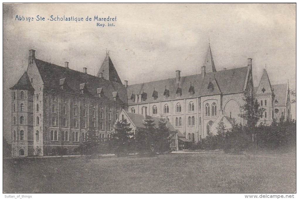 Cpa/pk 1919 Maredret Abbaye Ste- Scholastique - Andere & Zonder Classificatie