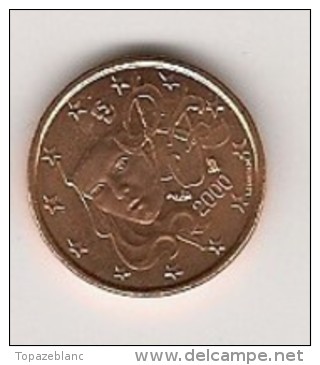 FRANCE - 1 EUROCENT 2000 / NEUVE - Frankrijk