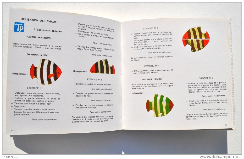 Email / Bijou / Les EMAUX sur METAUX - Jean Adam (Dessain et Tolra, 1974)