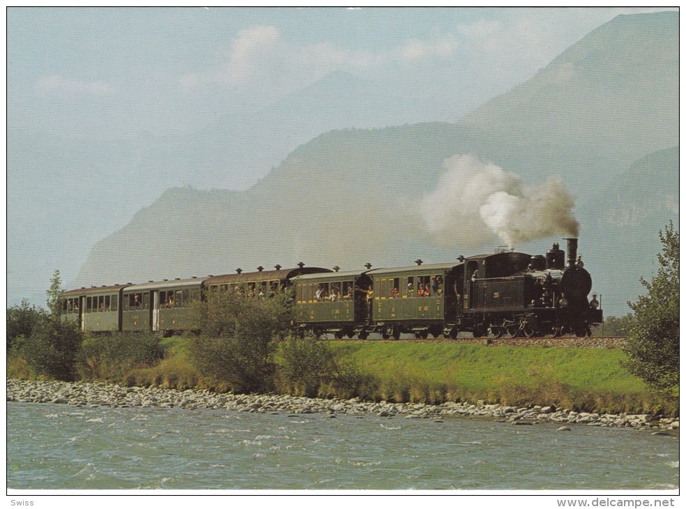 DAMPFZUG AUF DER MEIRINGEN INNERTKIRCHEN BAHN - Innertkirchen