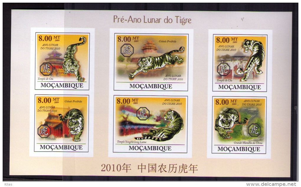MOZAMBIQUE  PRE-LUNAR YEAR OF THE TIGER  (not Dentate) - Astrology