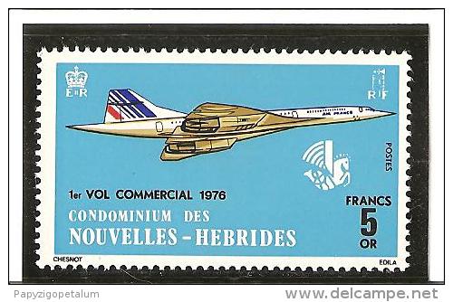 CONCORDE 1e VOL PARIS DAKARRIO DAKAR PARIS  N° 424 ** - Storia Postale