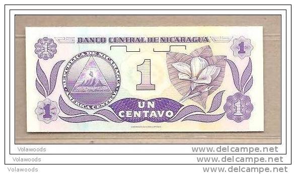 Nicaragua - Banconota Non Circolata Fds Da 1 Centesimo Di Cordoba P-167 - 1991 #19 - Nicaragua