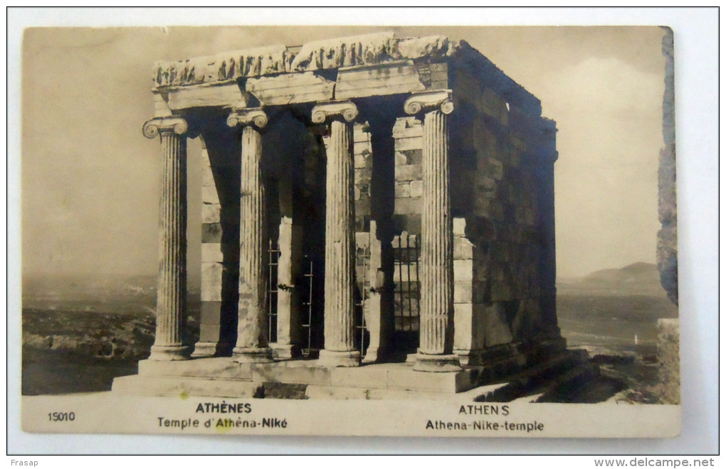 C.P.-C.P.A. KPA. GRECE ANTENE TEMPLE DA ATHENA NIKE - Grèce