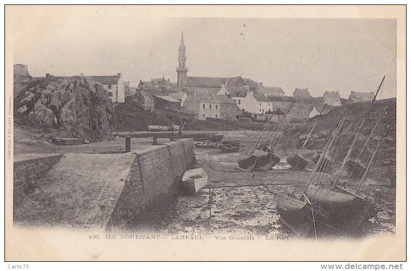 Ile D'Ouessant - Lampaul 29 -  Marée Basse Port De Pêche - Autres & Non Classés