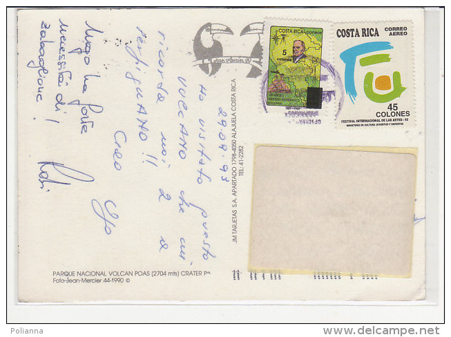 PO2064C# COSTA RICA - VULCANO POAS  VG 1993 - Costa Rica